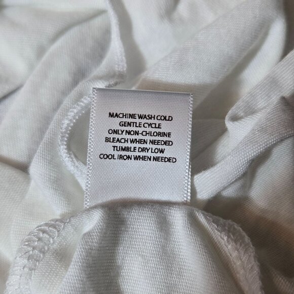 Miken Juniors Knot-Hem Cover-up Swim Dress White XS Summer Beach Vacation NWT - Picture 6 of 7